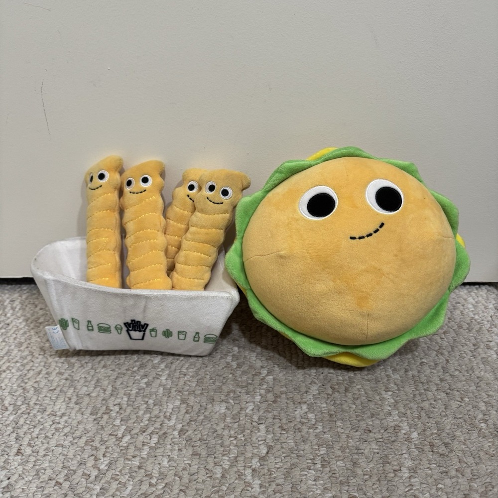 Kidrobot Yummy World x Shake Shack Collaboration Cheeseburger + French Fries